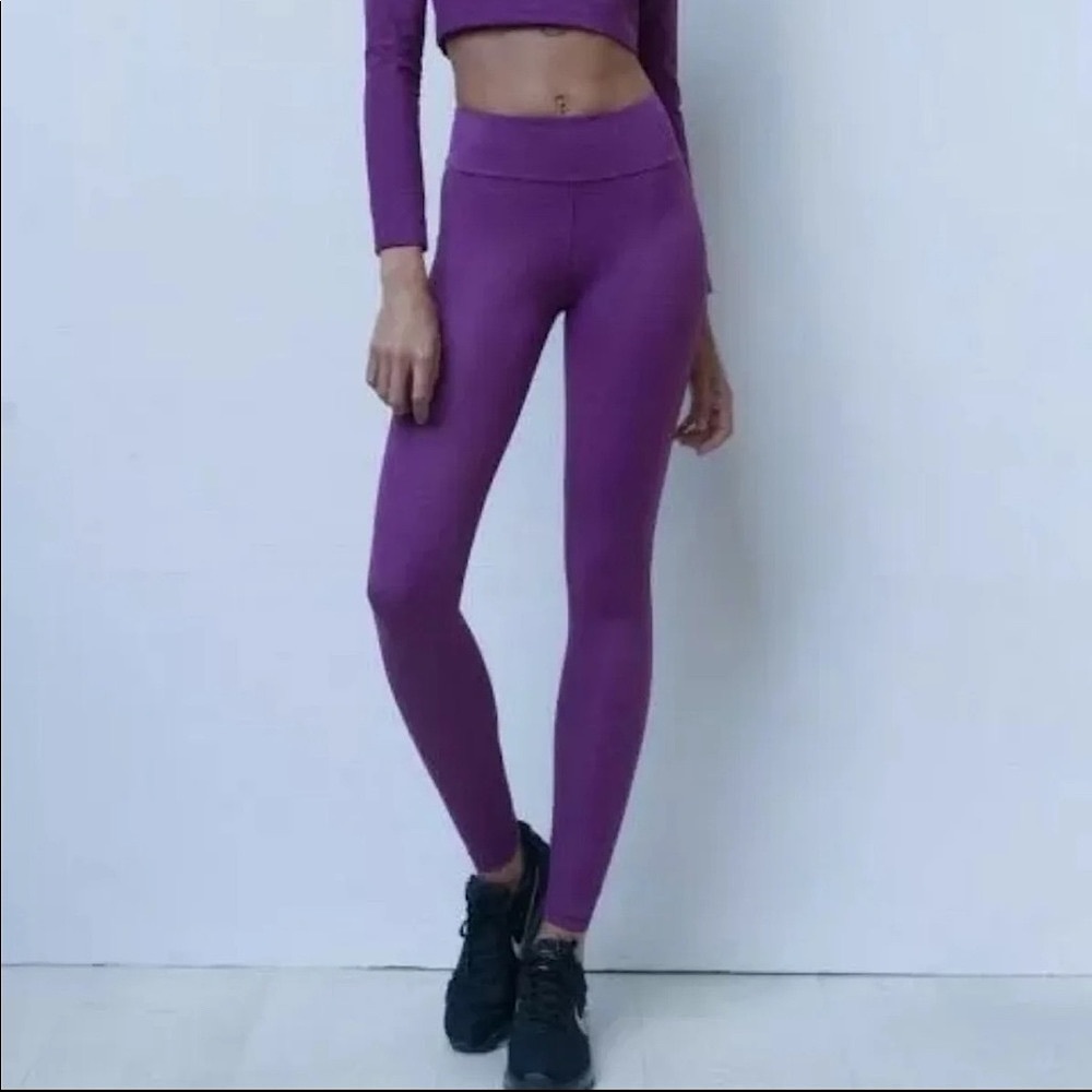 Rad Pole Dance Wear Purple Leggings